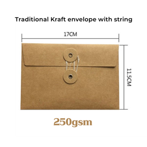 Оптовая продажа, конверты из крафт-бумаги и пуговиц - Product Image 2