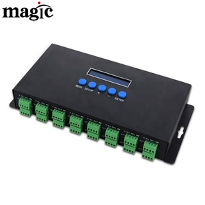 DJ KTV Club Computer 216 16 canali Artnet Ethernet SPI DMX RGB RGBW Pixel led controller - Product Image 2