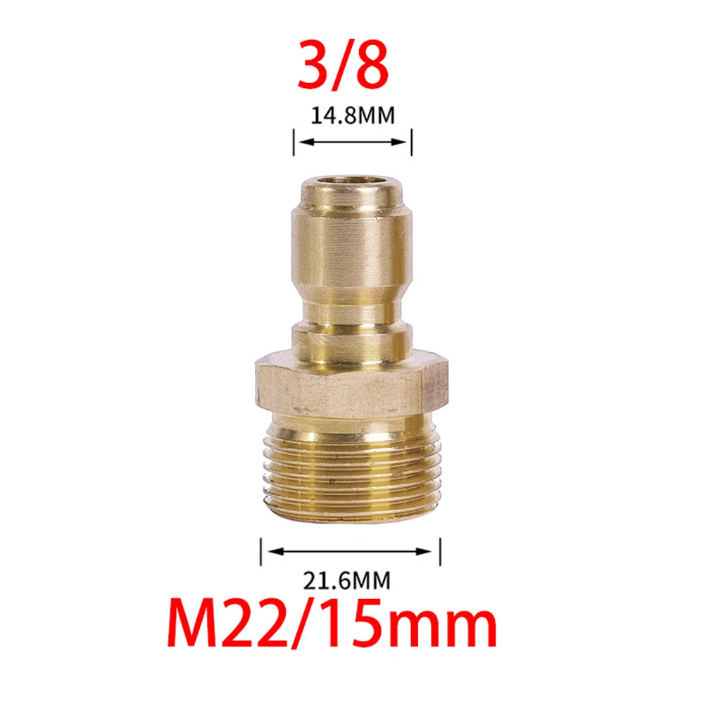 Fil externe M22-15mm connecteur mâle 3/8