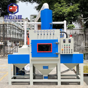 Dustless Sand <strong>Blasting</strong> Machine Automatic Conveyor Sandblasting Machine <strong>Small</strong> Sand Cleaning <strong>Blasting</strong> Machine