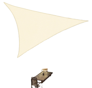 Durable PE y HDPE parasol al aire libre Red UV acabado cuadrado o triángulo vela de plástico para Patio jardín Camping uso - Product Image 2