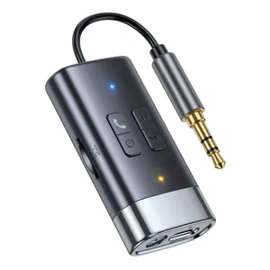 2合1 5.4发射器接收器Aux音频适配器无线3.5毫米AUX，用于支持tf卡的车载电视PC扬声器 - Product Image 1