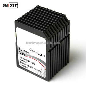 SMIOST 8GB Car GPS Map Softwares CID Auto Navigation Card SD Software para Nissan C1V12 Europe Evalia Cube - Product Image 3