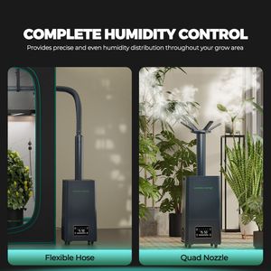 Humidificador grande Mars Hydro 15L para plantas con sensor ultrasónico de humedad y temperatura de niebla fría y control remoto - Product Image 3