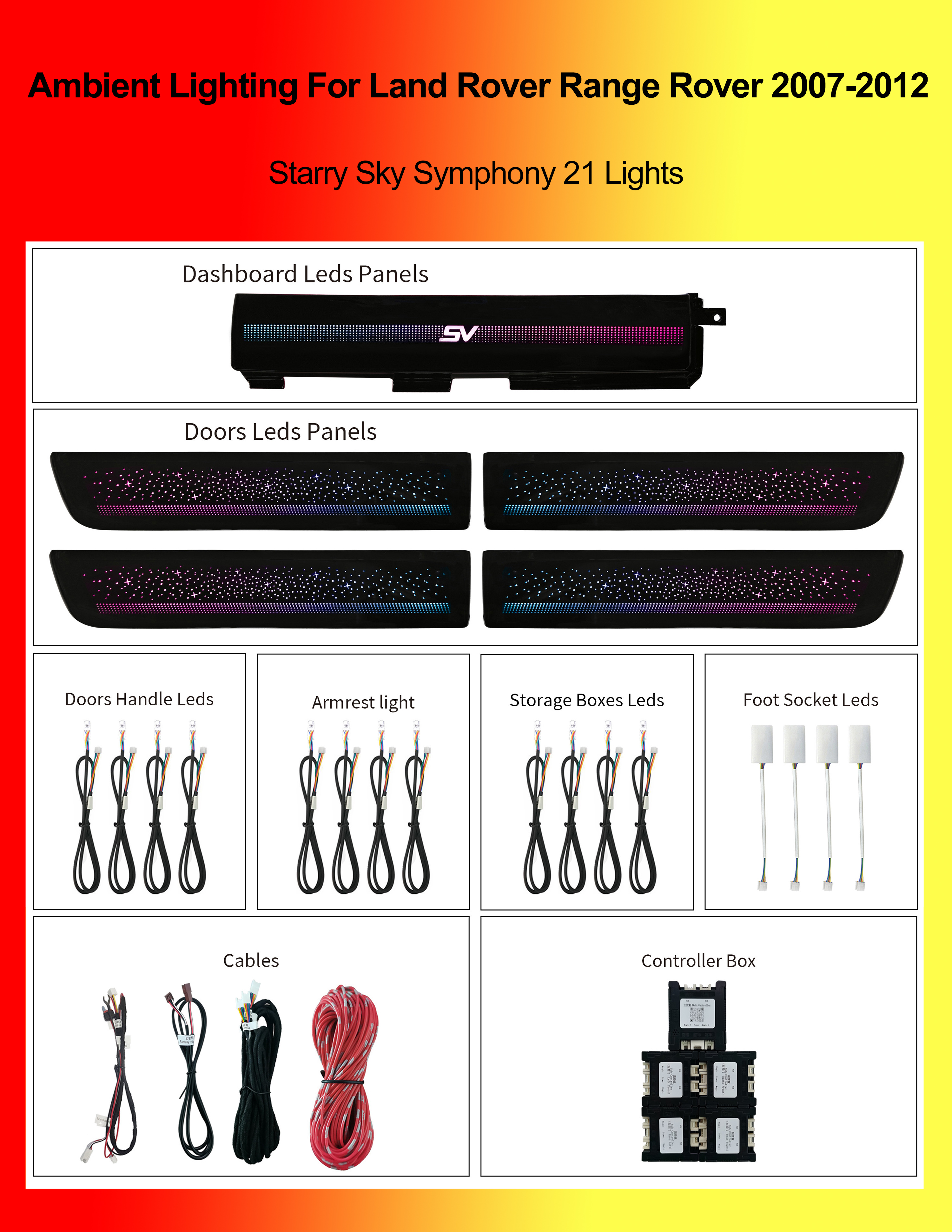 Starry Sky Symphony 21 Lights