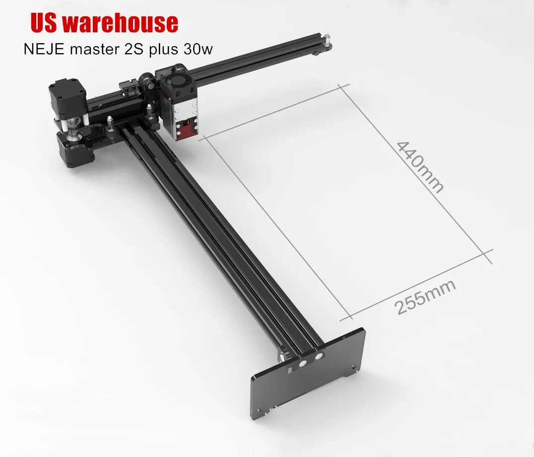 NEJE เครื่องแกะสลักเลเซอร์ CNC,คลังสินค้า US พลาสติกไม้หนังไม้อัดยางอะคริลิคกระดาษ PDF