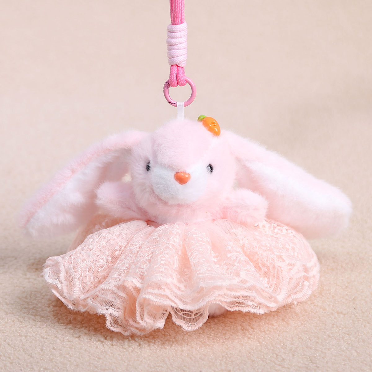 Wedding dress pink rabbit pink-13cm 70g