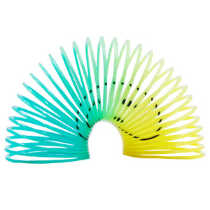 Küçük bahar plastik slinkying oyuncak gökkuşağı gülen yüz bahar bobin oyuncaklar sihirli bahar klasik çocuklar için eğitim hediye - Product Image 5
