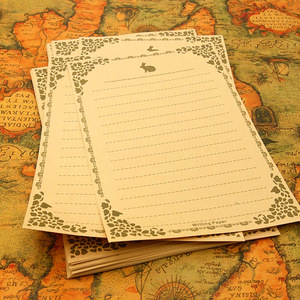 Wholesale Promotional Customize Kraft Paper Classic Message <strong>Writing</strong> Paper Easy to Write Letter Pad - Product Image 4