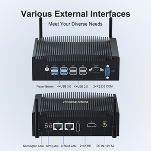 <strong>Excellent</strong> Choice 10th In-tel Core I3 I5 I7 Fanless Industrial Mini PC Dual <strong>LAN</strong> 4K HD Dual Display Factory Desktop Mini Computer