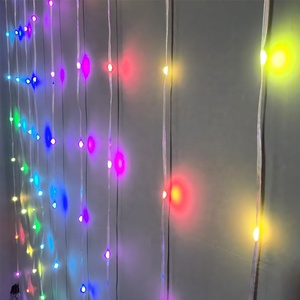 L Smart <strong>Programmable</strong> Waterfall Curtain Light Kit Wall Window Curtain <strong>String</strong> Decoration <strong>LED</strong> Christmas <strong>LED</strong> Lights for Window - Product Image 5