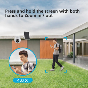 4MP 4g Sim Card Icsee Full Color Outdoor Solar HD Two-Way Audio Dome <strong>Camera</strong> Night Vision SD/<strong>Memory</strong> Card Data Storage CMOS <strong>Sensor</strong> - Product Image 4