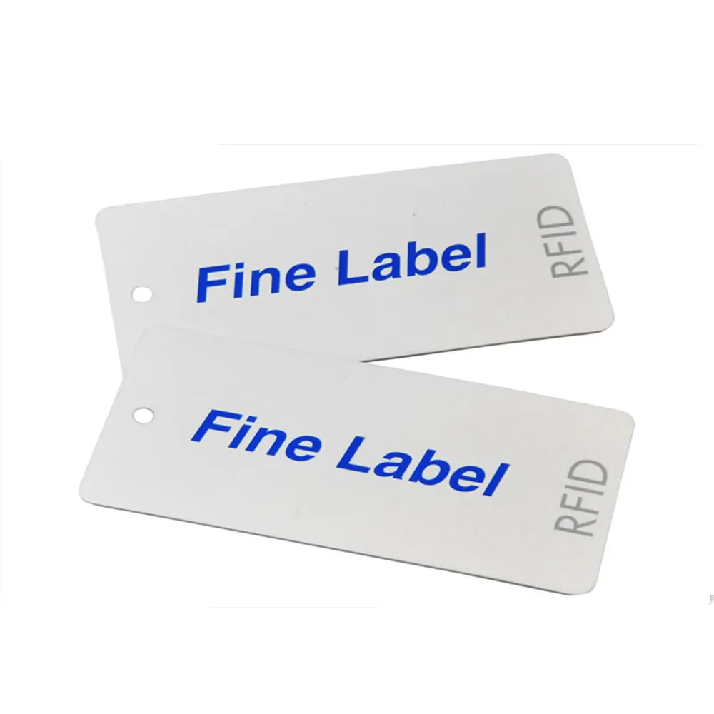 Étiquettes de prix d'usine RFID papier étiquette volante vêtements pour la gestion des stocks de vêtements