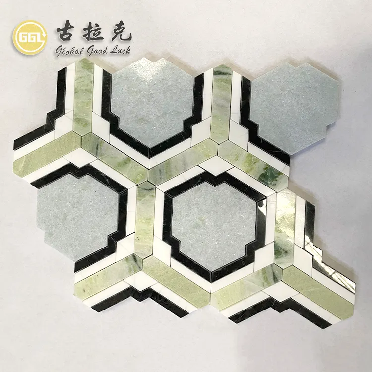 Varanda telhas mosaico azulejos fabricantes na china