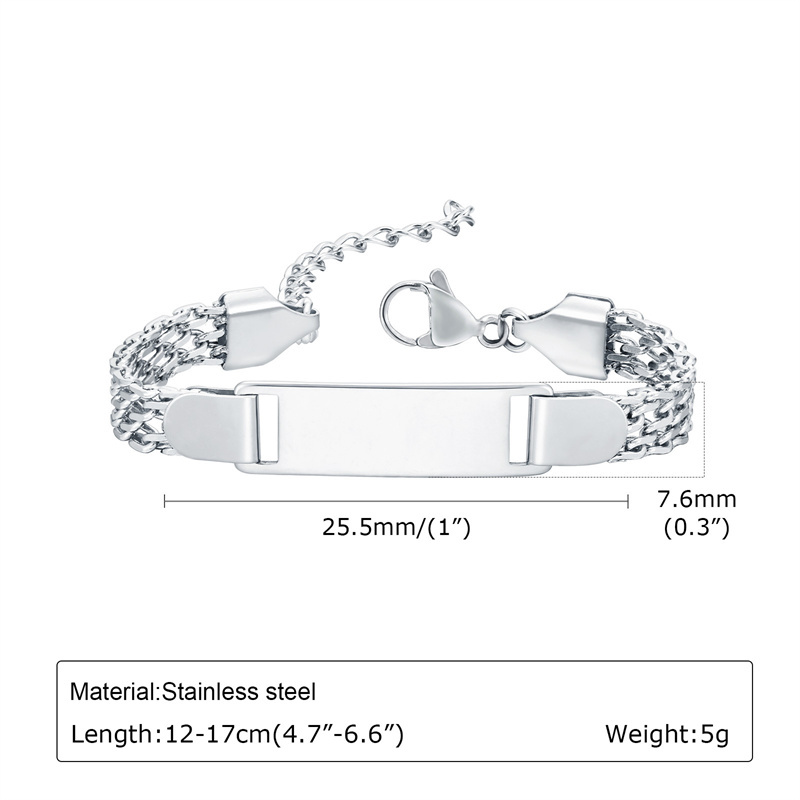 Silver Kid Bracelet 7