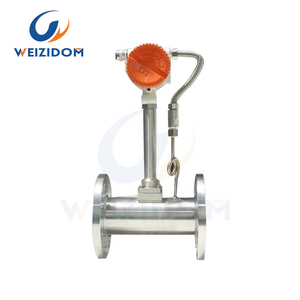 SS316 Medidor de flujo de vórtice de aire comprimido Presión Tipo de compensación de temperatura Salida de pulso Medidor de flujo de vórtice - Product Image 2