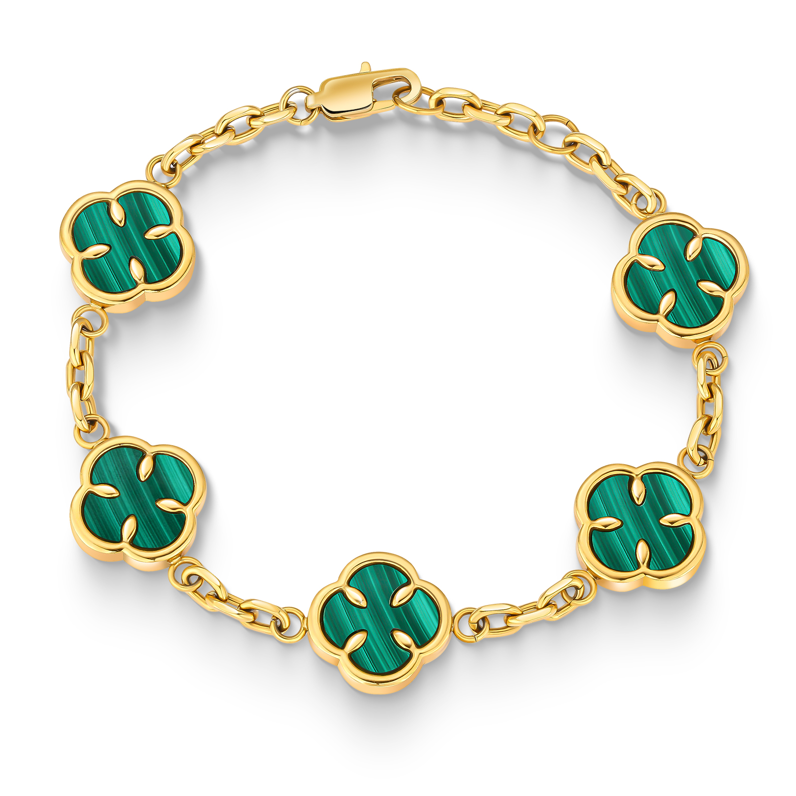 Gold-Malachite
