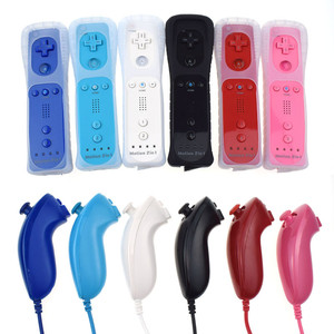 Nintendo Wiis Motion Plusワイヤレスリモートコントローラー用2 in1 Nunchuckリモートコントロールジョイスティックジョイパッドゲームパッド - Product Image 1