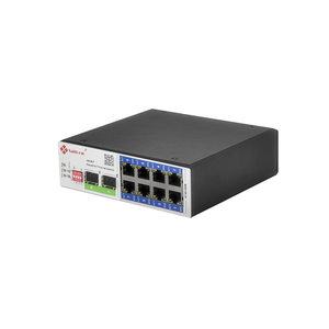 Robusto 2GE SFP 8 FE Puerto de cobre Conmutador Ethernet POE no administrado Equipo de red industrial endurecido con función inteligente en stock - Product Image 4