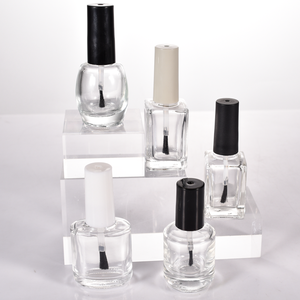 Beautiful Cheap Empty 5ml <strong>8ml</strong> 10ml 15ml Small Empty square Nail Polish Glass <strong>Bottle</strong> Design Containers <strong>with</strong> Brush <strong>Caps</strong> pink <strong>Cap</strong> - Product Image 1