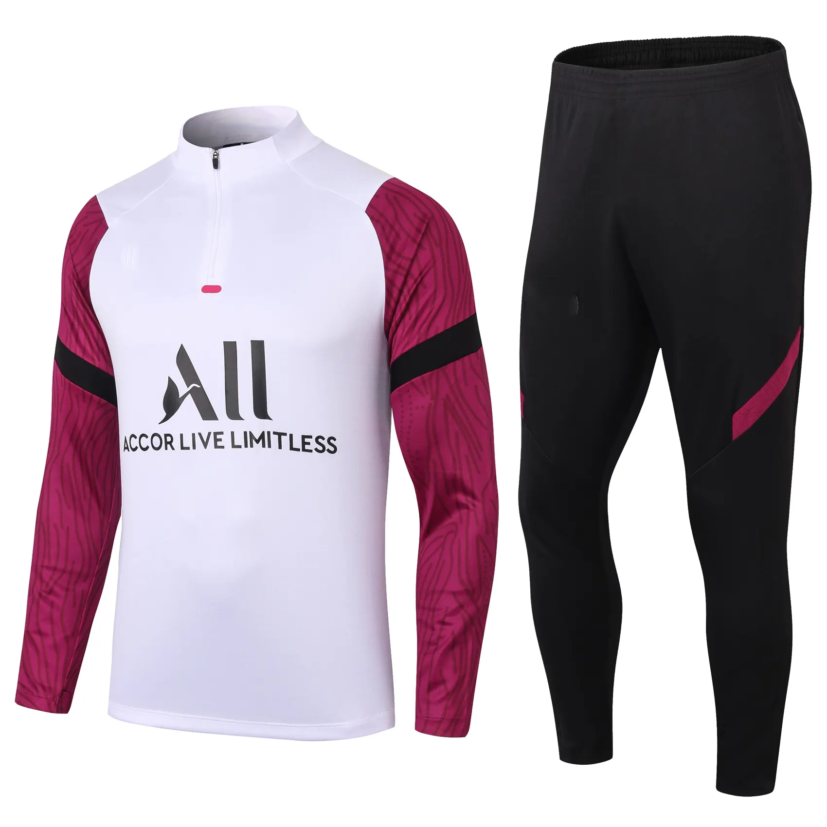 Новый сезон 2021, новый стиль, PSGs, тренировочный спортивный костюм и куртка для футбола