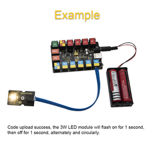 Keyestudio facile spina 3W modulo LED ad alta potenza per Arduino