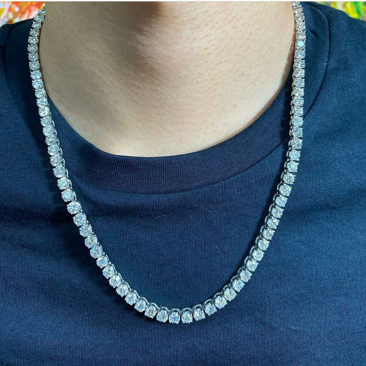 โมอิสซาไนต์สีขาว-6.5 มม