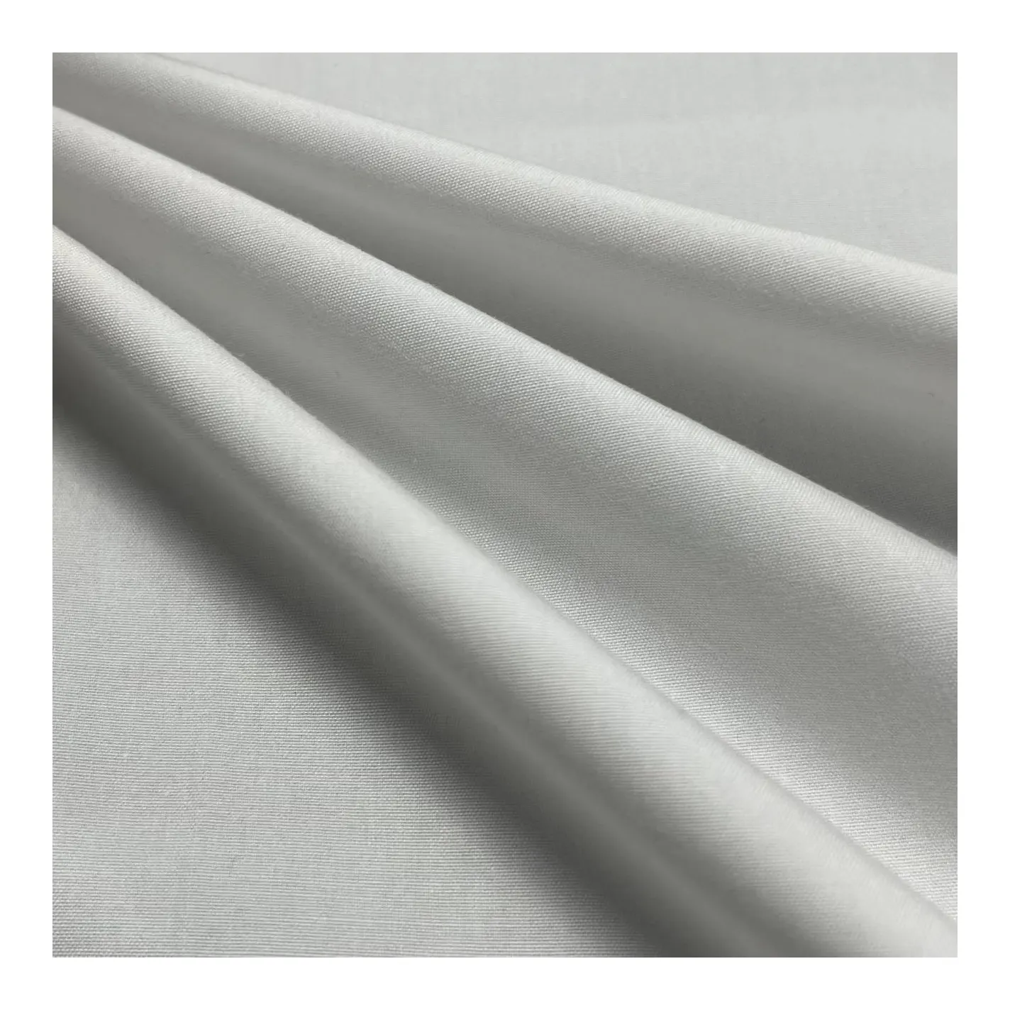 High density white soft and comfortable 100% cotton poplin fabric for men textile clothing