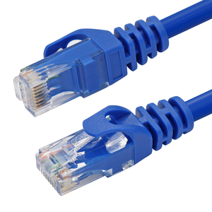 VCOM CCA Ethernet UTP Cat 6 LAN RJ45 yama kablosu 23AWG mavi PVC Ethernet kablosu ağ için Cat6 RJ45 yama kablosu - Product Image 5