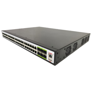 S3600-48G6XFシリーズネットワークスイッチ48ポートギガビット1Gイーサネット6*10G SFPアップリンクSNMPおよびQoS機能 - Product Image 1