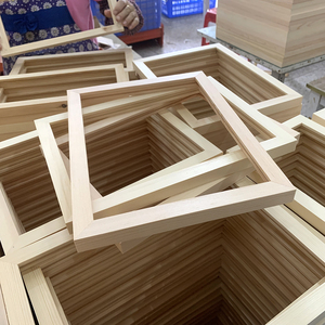 Chất lượng cao hiện đại mỏng marupa giá rẻ gỗ cứng Khung ảnh đen trắng hình ảnh Áp phích khung A2 A3 A4 A5 A6 tất cả các kích cỡ - Product Image 1