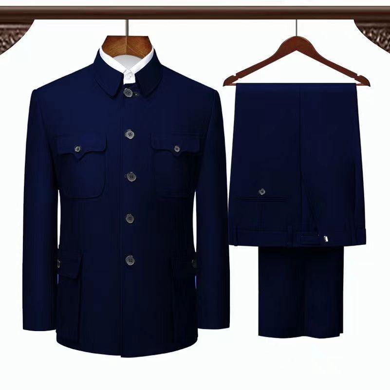 navy blue-four seasons regular set