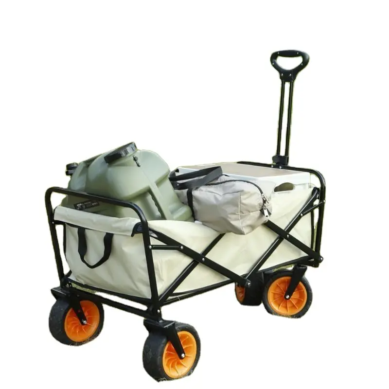 Outdoor Utility Strand Trolley Kamp Vouwwagen Voor Grote Opvouwbare Handkarren Trolleys Camping Bagage Kar