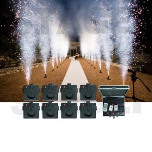 Stageli 8 ipuçları uzaktan kumanda soğuk çeşme tabanı havai fişek makinesi piroteknik ateşleme sistemi - Product Image 5