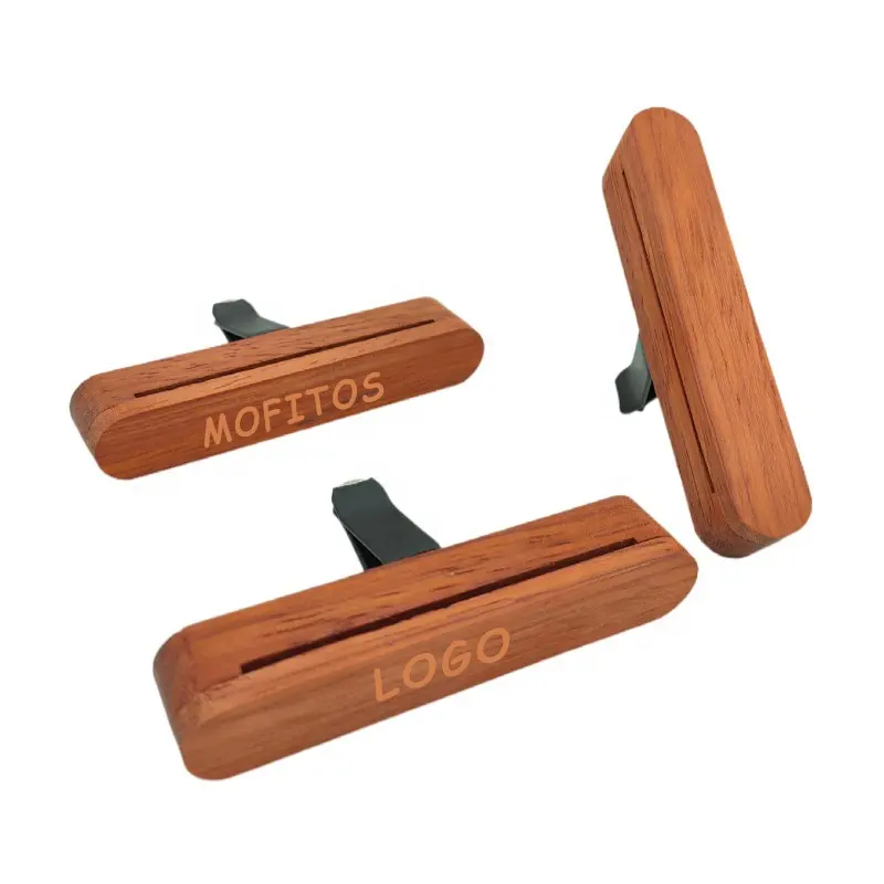 MOFITOS-difusor de Aroma de madera Natural para coche, Clip de ventilación, ambientador