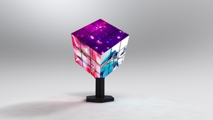 Advertising <strong>LED</strong> Screen Indoor Outdoor <strong>4</strong> Face 5 Face Smart 3D Video Magic Cube <strong>LED</strong> Display Screen for Display Shop Mall - Product Image 4