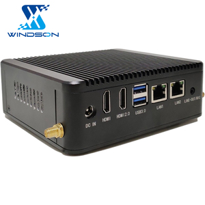 Mini ordenador de escritorio j4125 de aluminio sin ventilador, enrutador Industrial de cliente fino, sistema brother pc, unite desktops - Product Image 4