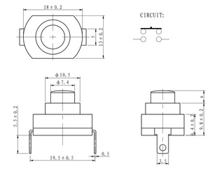 Yüksek akım düğmesi anahtarı kan-9 yüksek akım kendinden kilitleme anahtarı - Product Image 6
