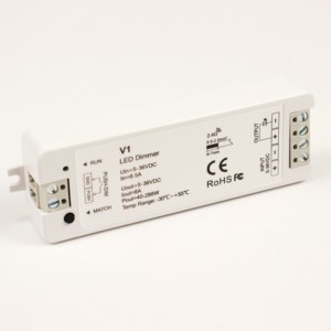 Regulador de intensidad de luz LED inalámbrico de 2,4 Ghz, interruptor de controlador V1/mando a distancia táctil Rf R11/R6/Rt6 para tira de luz Led de un solo Color, 8A, Pwm, Ghz
