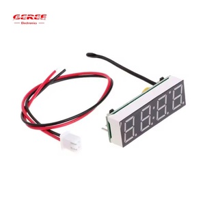 Orologio elettronico a tubo digitale 5 ~ 15V 3 in 1 misuratore elettronico Mircrocomputer a chip singolo per tempo/temperatura/voltmetro - Product Image 3