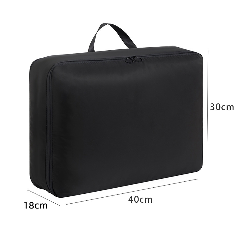 Tissu à mémoire de forme noir grand format