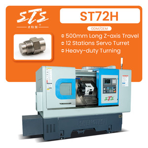 Torno vertical CNC de funciones múltiples para mecanizado de rotor de disco de freno Torno CNC de metal de contrapunto programable - Product Image 1