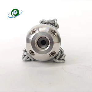 SS Rotating <strong>Blasting</strong> Nozzle High Pressure Pipeline Dredging Cleaning Diamond Nozzle Rope Chain Sling Rotating Sewer Nozzle - Product Image 2