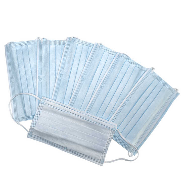 Campione gratuito mascherina per viso Non tessuto monouso 3Ply Marcarillas maschera per uso medico dentale