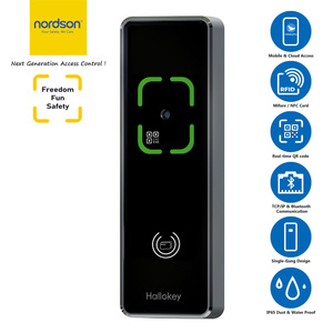 Single Gang Metal Wasserdichter TCP/IP & BLE Qr Code & MF & Access Control Access Controller - Product Image 3