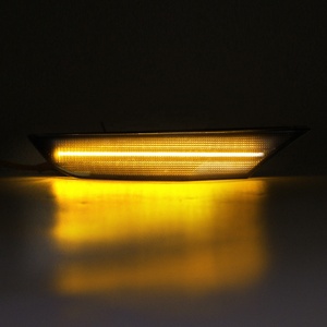 Ailead hiçbir hata füme Lens Amber işık sıralı akan LED side marker gösterge ışığı Infiniti Infiniti Sedan tabanı için - Product Image 6