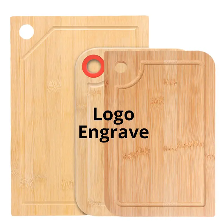 Wholesale custom engrave chopping board bamboo wood over the sink thin pizza wood bamboo cutting boards