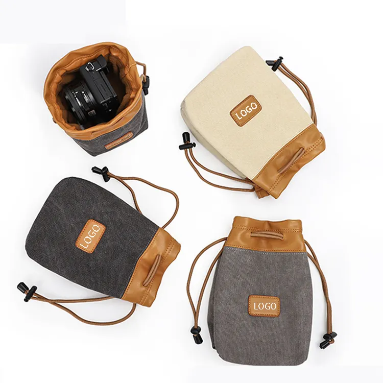 3 Size in Stock Travel Lens Pouch Bag Camera Lens Bag Dust Proof Camera Bag for Photography