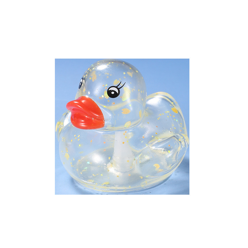 Pato transparente amarillo