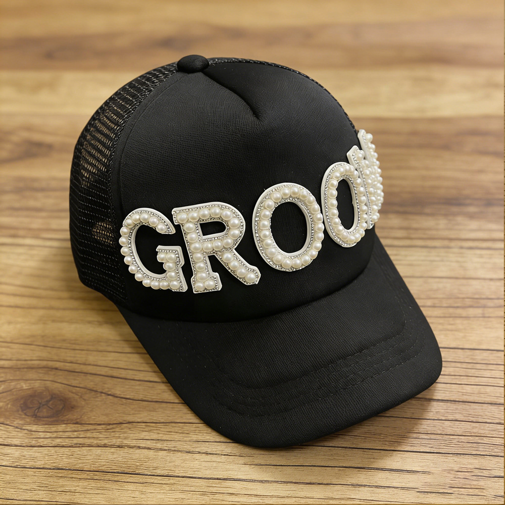 Gorra de béisbol del novio